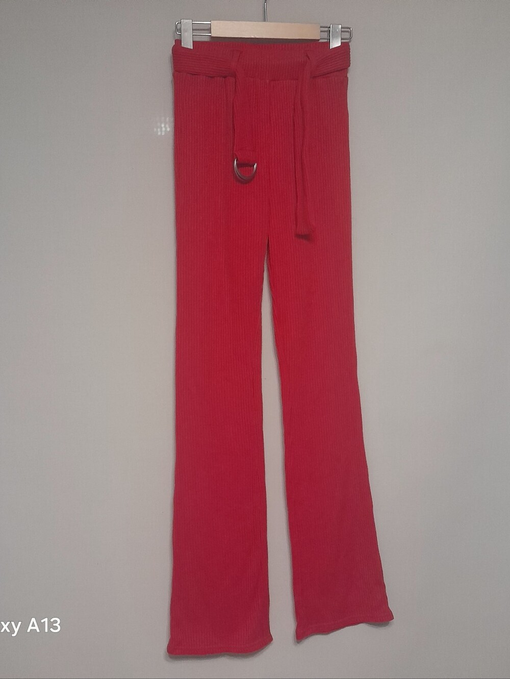 Emory Park Red Ribbed Pants